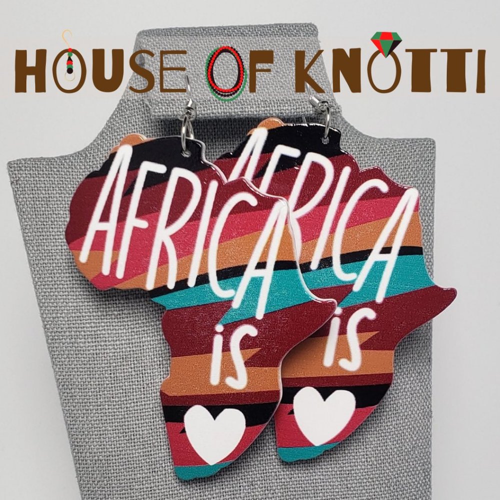 Africa Is Love Earrings